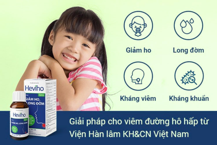 Siro Heviho là sản phẩm dành cho trẻ em, đặc biệt là các bé từ 6 tháng tuổi trở lên