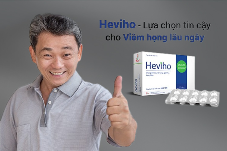 Heviho dạng viên là sản phẩm dành riêng cho người lớn bị viêm đường hô hấp mạn tính