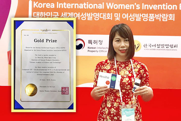 Heviho là sản phẩm đạt giải Vàng tại Triển lãm Quốc tế phụ nữ sáng chế 2019
