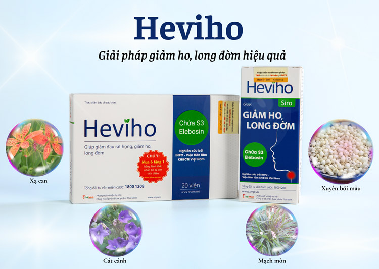 Heviho - Giải pháp giảm ho, viêm họng an toàn, hiệu quả