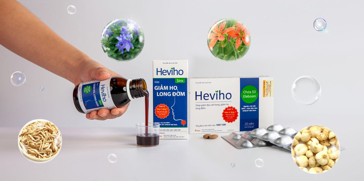Heviho - Giải pháp giảm ho, long đờm từ Cát cánh và nhiều loại thảo dược tự nhiên
